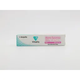 Vitalis Hierro Sacarosa  Ampoya (100 mg /5ml )