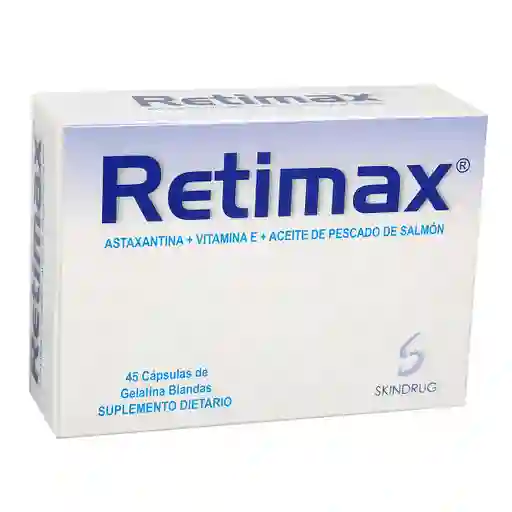 Retimax Suplemento Dietario Cápsulas de Gelatina Blandas