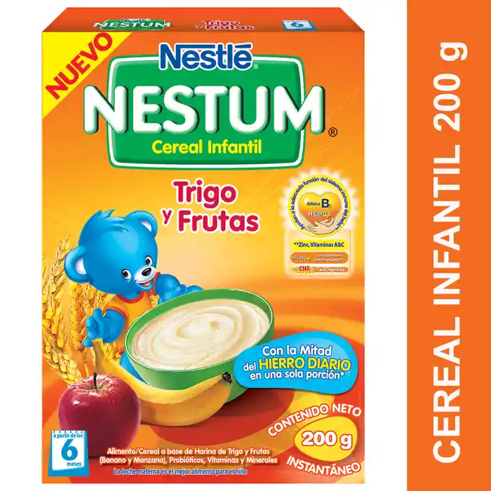 Nestum Cereal Infantil Trigo y Frutas