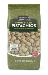 Members Selection Pistachos con Cascara Tostados y Salados