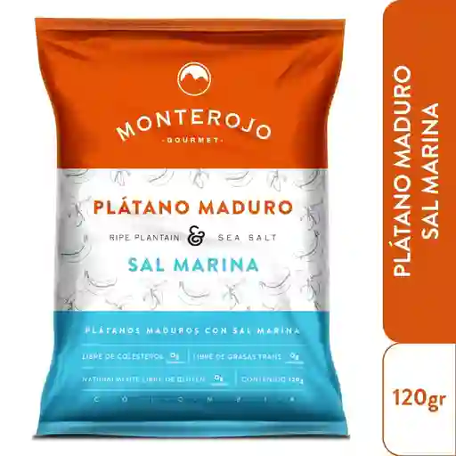   Monte Rojo  Snack De Platano Maduro Con Sal Marina 