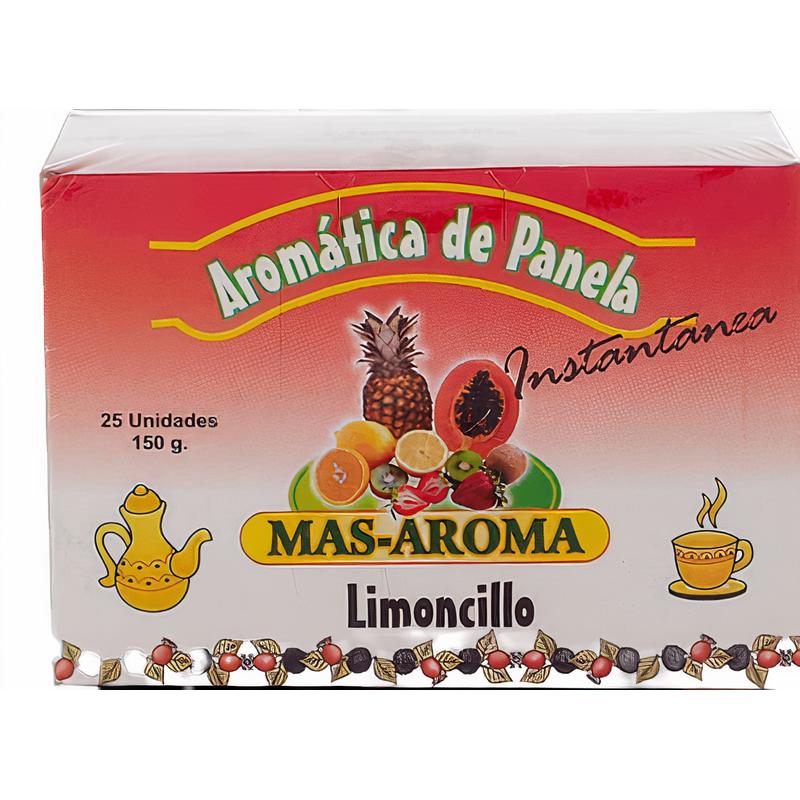 Mas Aroma Aromática de Panela Sabor Limoncillo 150 g