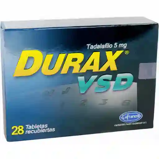 Durax Lafrancol Vsd 5 Mg 28 Tbs A 3 + Pae