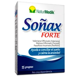 Soñax Forte Valeriana + Toronjil + Pasiflora