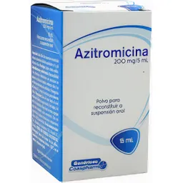 Azitromicina Coaspharma Antibiótico (200 Mg) Polvo Para Reconstituir A Suspensión Oral