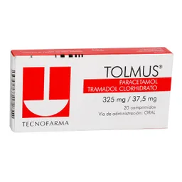 Tolmus Paracetamol Tramadol Clorhidrato 325 Mg/3,5 Mg