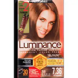 Recamier Luminance Tinte para Cabello Tono 7.3 Rubio Dorado