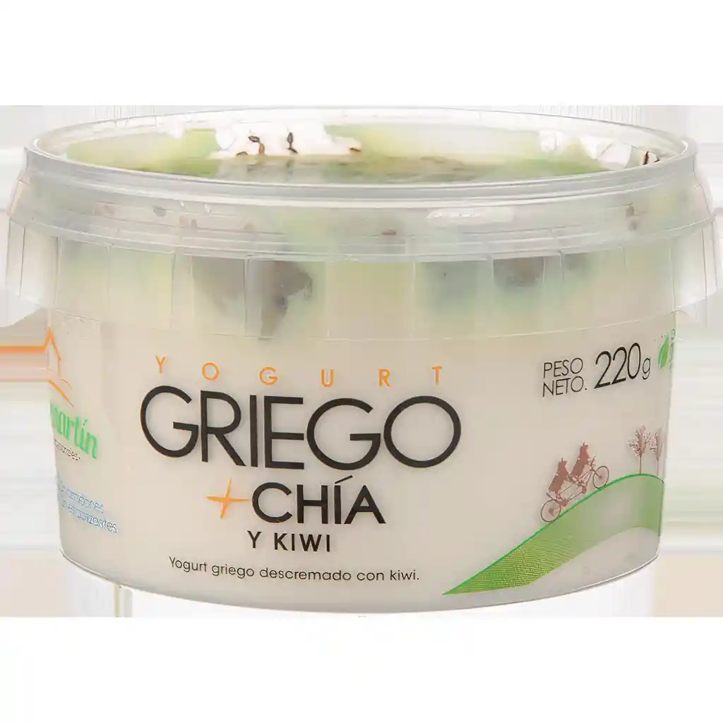 San Martin Yogurt Griego Chia Y Kiwi