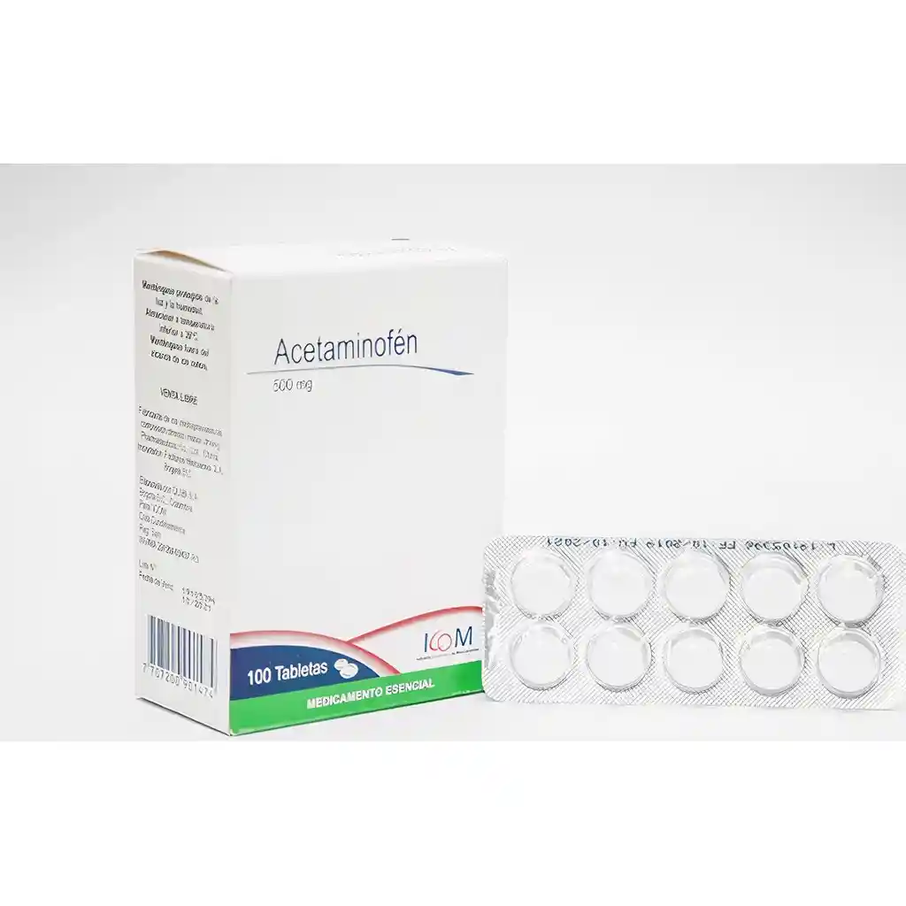 Icom Acetaminofen 500 Mg