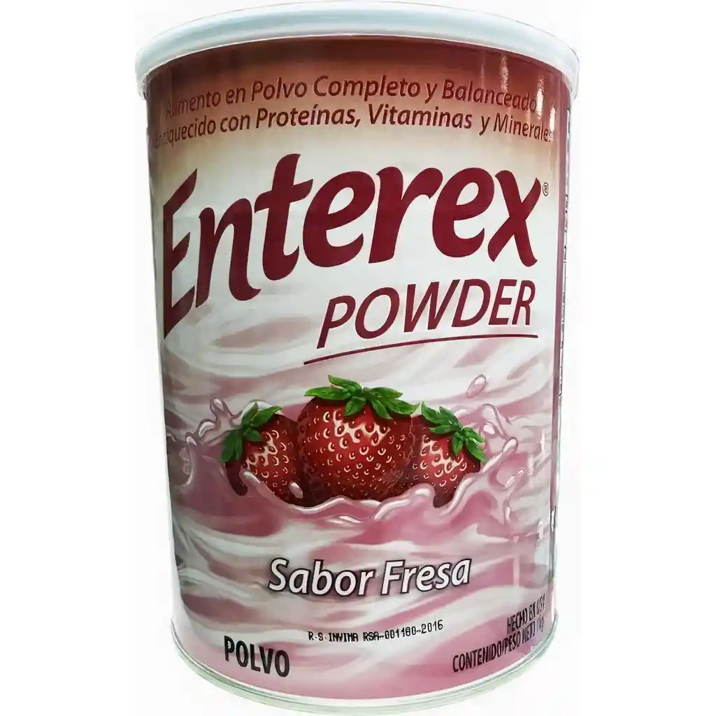 Enterex alimento en polvo sabor fresa