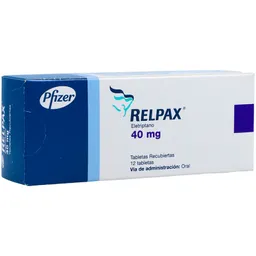 Relpax Antimigrañoso (40 mg) Tabletas Recubiertas