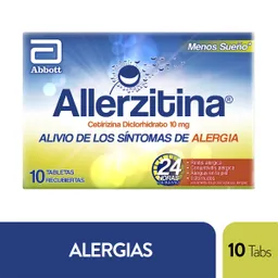 Allerzitina (10 mg) Tabletas Recubiertas