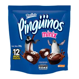 Pinguinos Pastelitos de Chocolate Rellenos de Crema