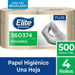 Elite Papel Higiénico Rollo Plus Una Hoja 500 m