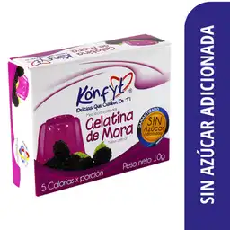 Konfyt Mezcla para Preparar Gelatina de Mora sin Azúcar