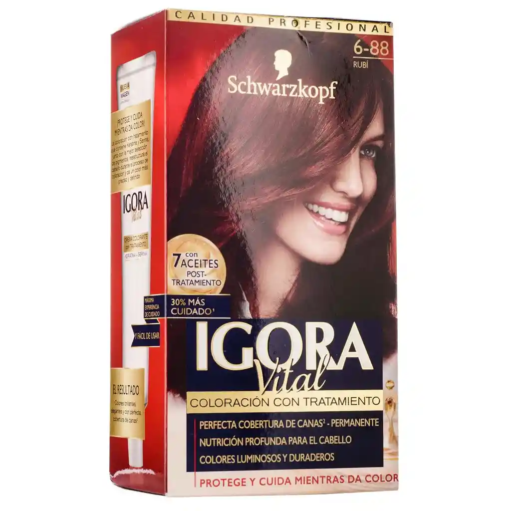 Igora Vital Tinte Capilar 6-88 Rubí