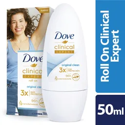 Dove Desodorante Clinical Expert Original Clean en Roll On