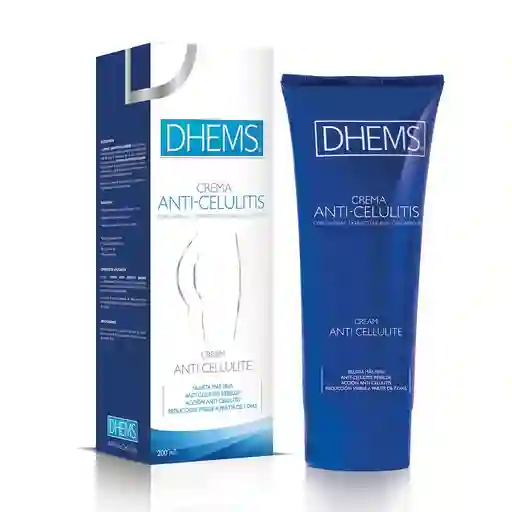 Dhems Crema Anti-Celulitis con Cafeína y Extracto de Alga