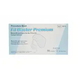  Fil Bacter Premium Mascarilla Quirúrgica