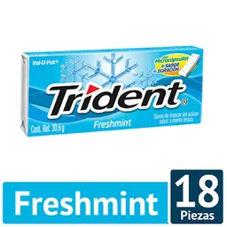 Trident Chicle Sabor Freshmint