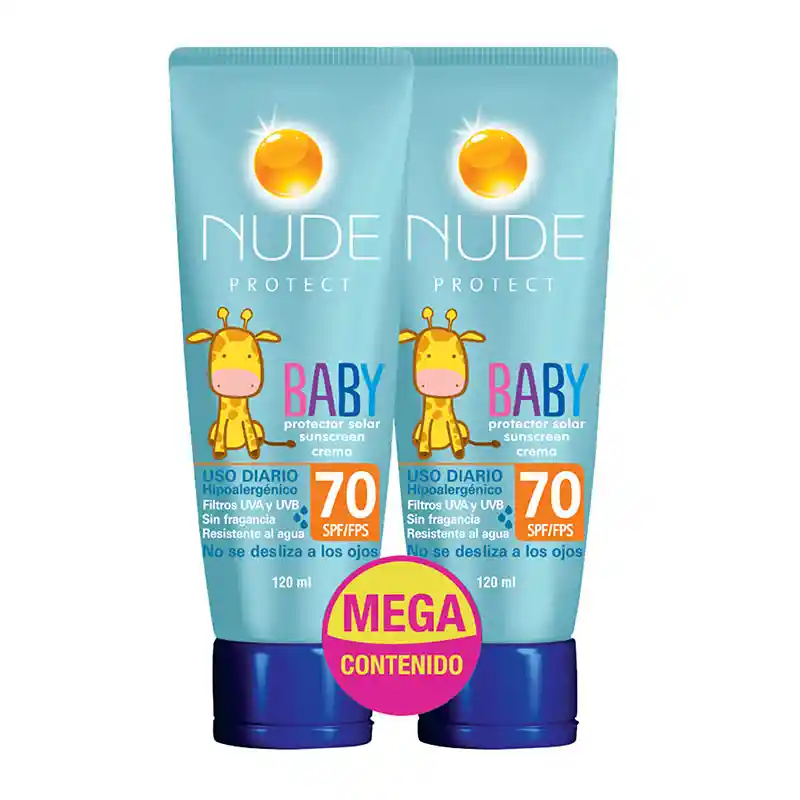 Nude Protector Solar Baby en Crema SPF 70