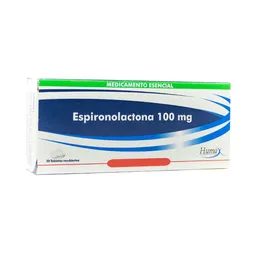 Espironolactona 100 Mg Humax Diurético Tabletas