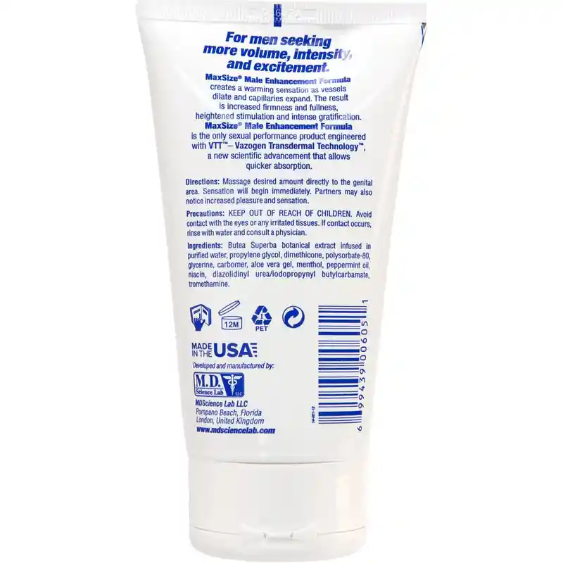 MaxSize Crema Potenciadora Masculina