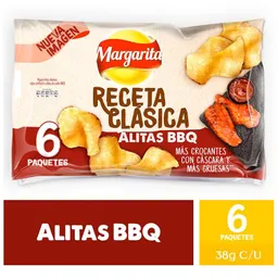 Margarita Papas Receta Clásica Alitas BBQ