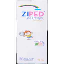 Ziped (2 mg) Solución Oral Sabor a Durazno