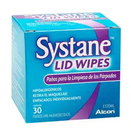 Systane Toallas para Limpieza de Parpados Lid Wipes