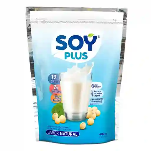 Soy Plus Alimento en Polvo Sabor Natural