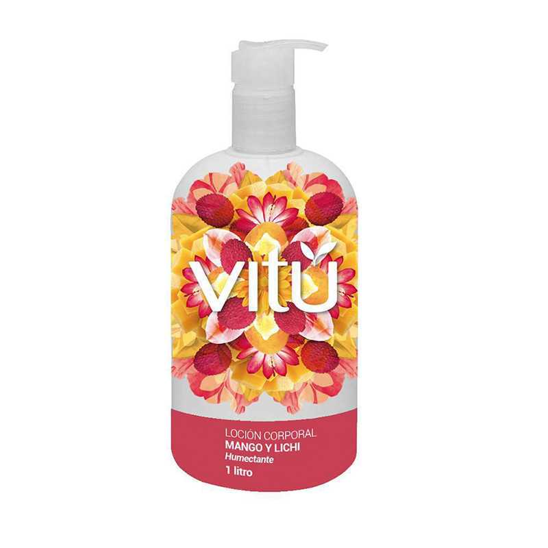 Vitu Loción Corporal Humectante Mango y Lichi 1 l