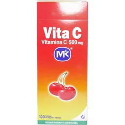 Mk Vita C Sabor Cereza en Tabletas