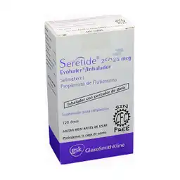 Seretide Salmeterol (25 mcg) + Propionato de Fluticasona (125 mcg)