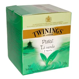 Twinings Té Pure Verde y Menta
