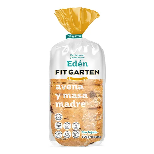 Fit Garten Pan Tajado de Avena y Masa Madre Edén