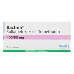 Bactrim Sulfametoxasol + Trimetroprim 400/80 mg Tabletas 