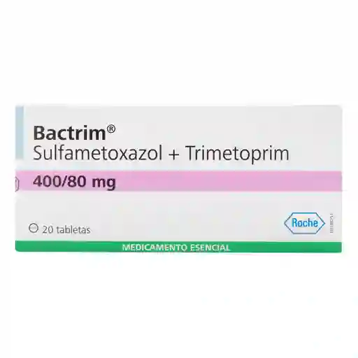 Bactrim Sulfametoxasol + Trimetroprim 400/80 mg Tabletas 