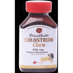 Prime Health Colostrum Chew 500Mg Frasco X 60 Tableta 