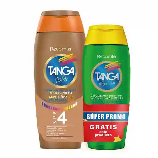 Tanga Crema Bronceadora SPF 4 y Gel Calmante After Sun