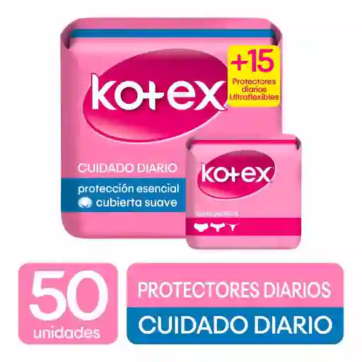 Kotex Protectores Cuidado Diario