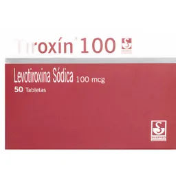 Tiroxin Metlenfarma 100 Mcg Caja X 50 Tabletas