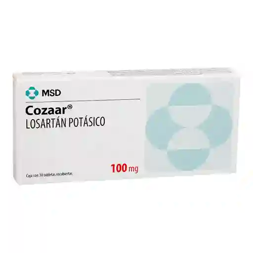 Cozaar Losartán Potásico 100 Mg en Tabletas