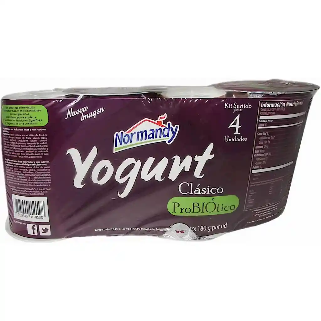 Normandy Yogurt Clásico Pro Biótico 