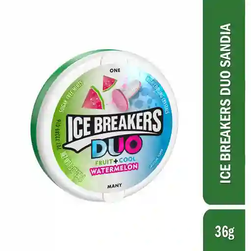 Ice Breakers Mentas Duo Sandía