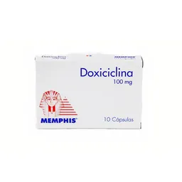 Doxiciclina Memphis Products 100 Mg 10 Tbs Mp