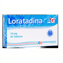 Loratadina Ag Medicamentos Antialergico En Tabletas