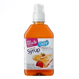 Diety Salsa Syrup sin Azúcar Añadido Sabor Caramelo