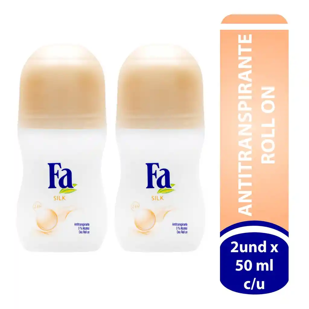 Fa Antitranspirante en Roll On Silk para Mujer