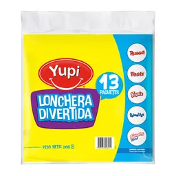 Yupi Snacks Lonchera Divertida x 13 Paquetes